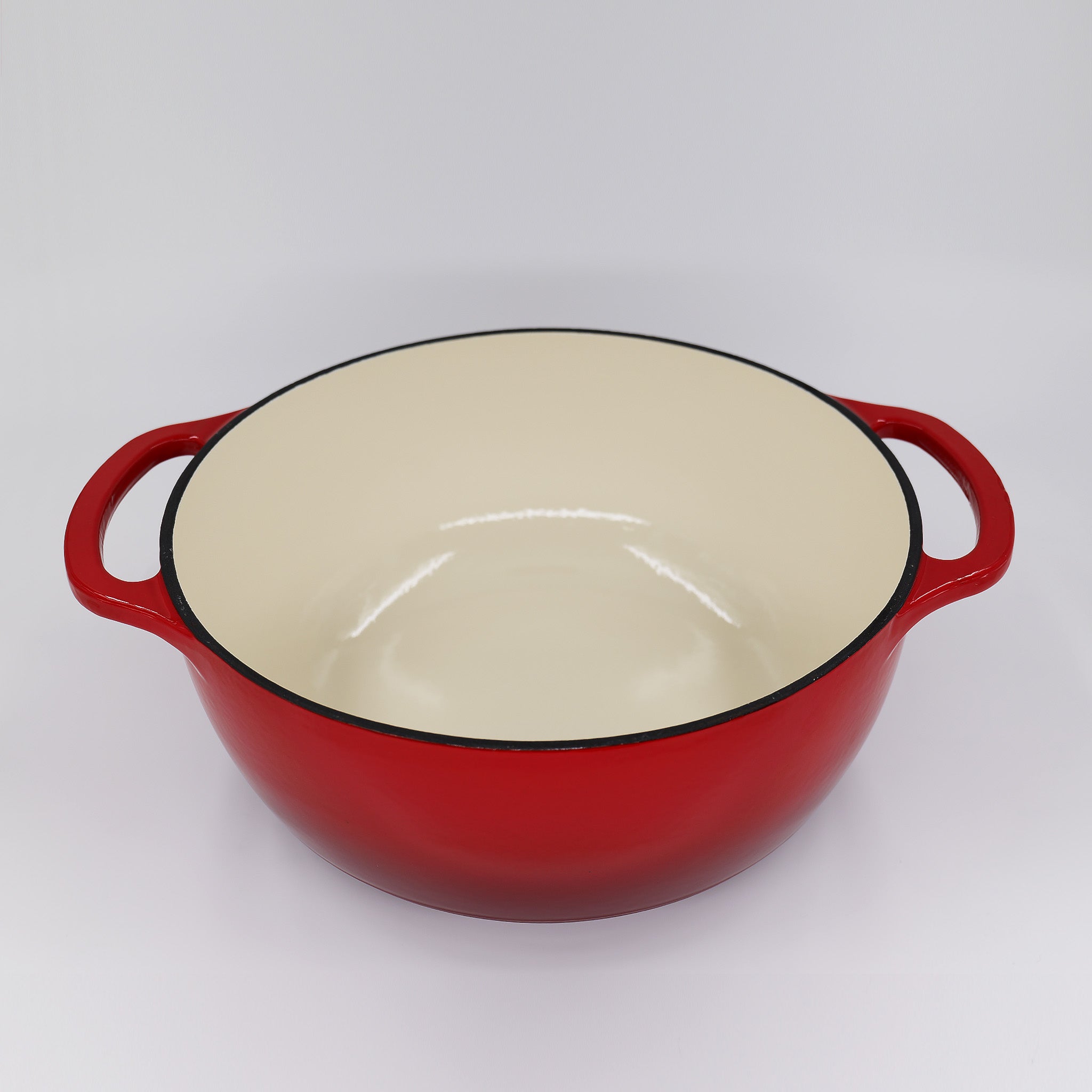 7 Quart Enameled Cast Iron Dutch Oven with Lid - Rooster Red - Mountain Cookin' with Missy