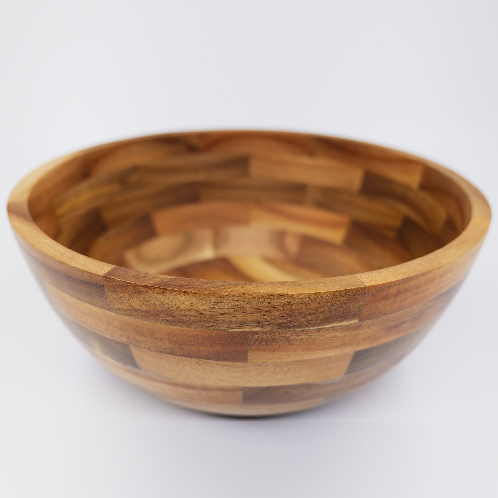 Acacia Wood Extra Large Mixing and Salad Bowl - Mountain Cookin' with Missy