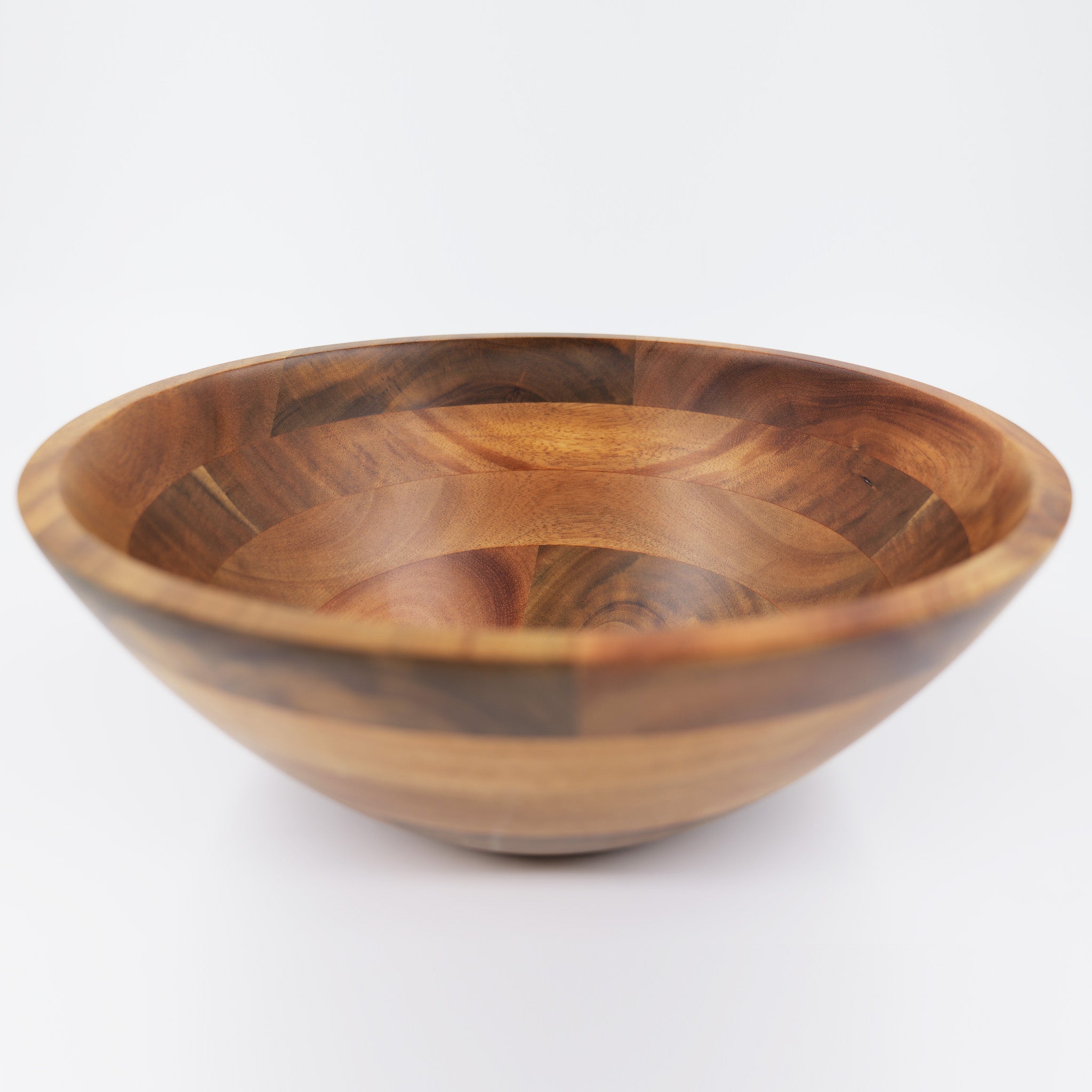 Acacia Wood Mixing Bowl, Salad Bowl and Table Centerpiece - Mountain Cookin' with Missy