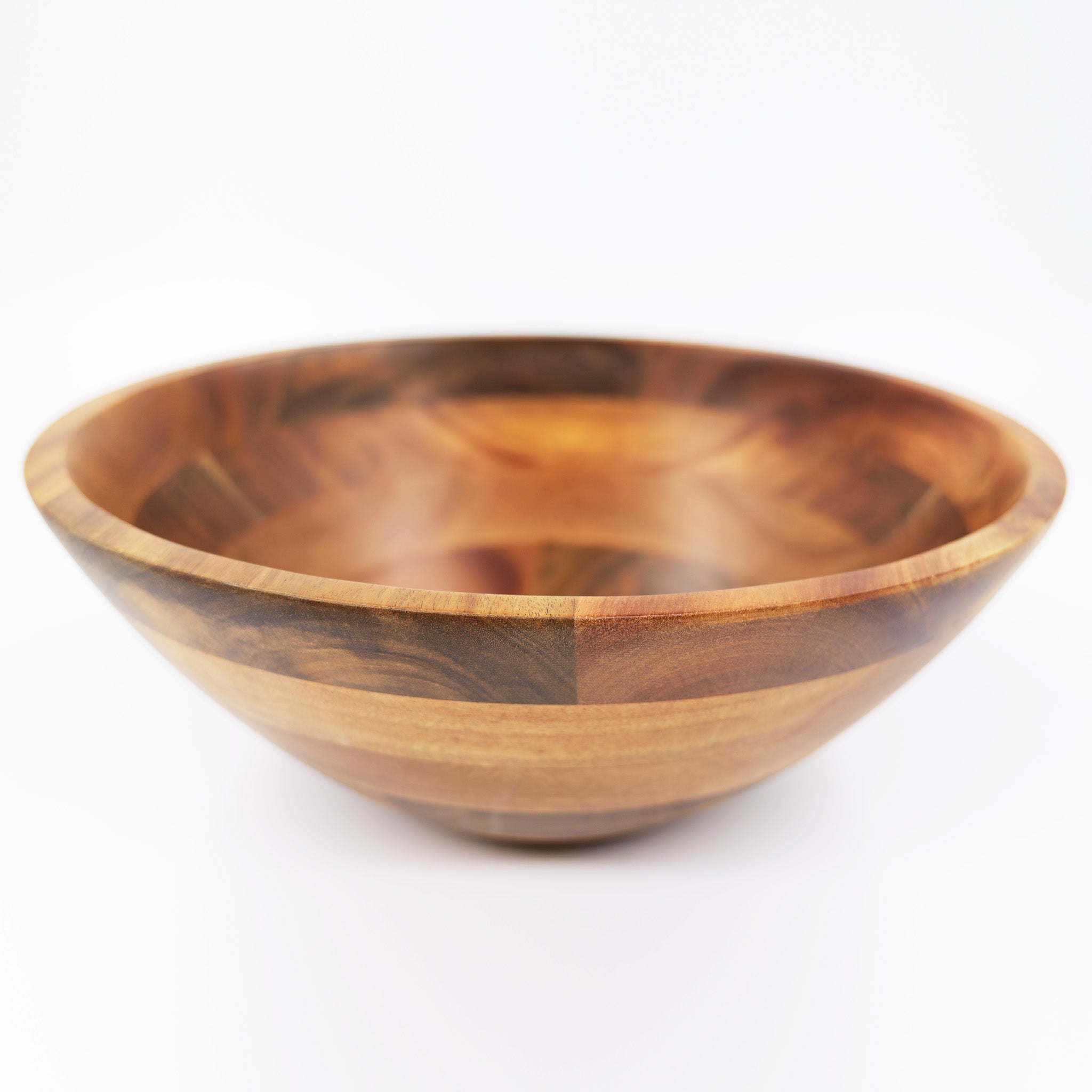 Acacia Wood Mixing Bowl, Salad Bowl and Table Centerpiece - Mountain Cookin' with Missy