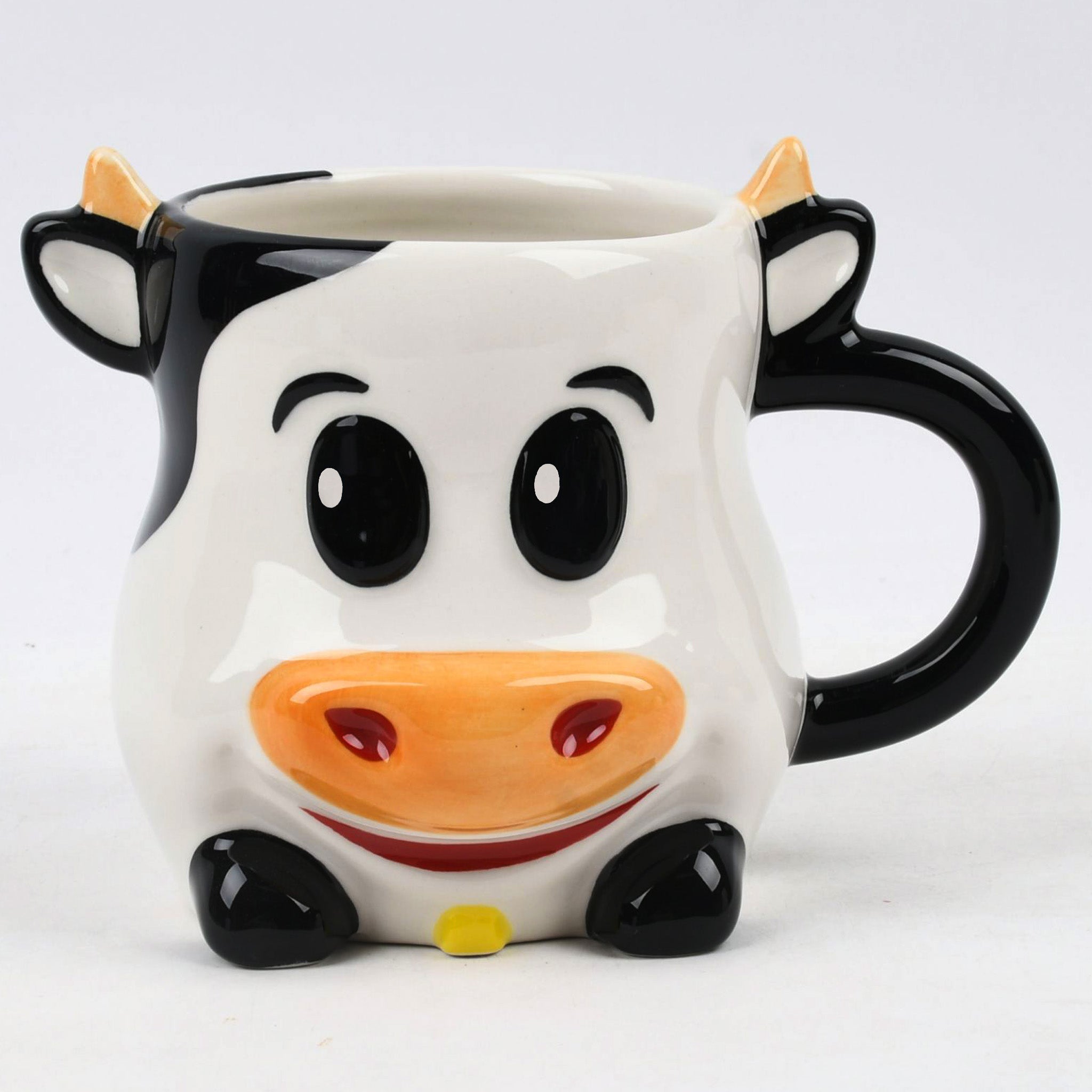 Lil' Heifer Character Mug - Black & White Spotted - Anna Ruth Collection - Mountain Cookin' with Missy