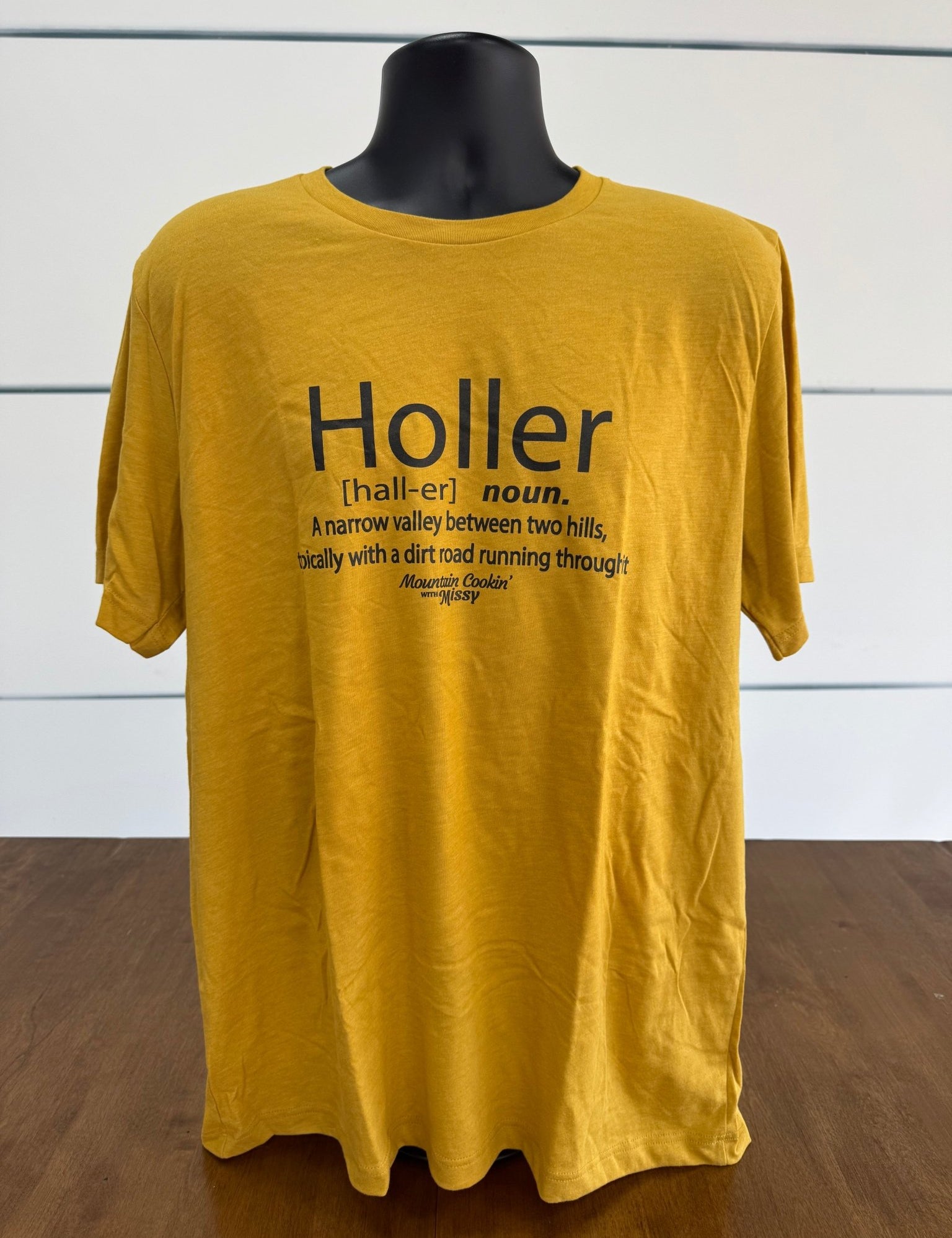 Holler T-Shirt - Mountain Cookin' with Missy
