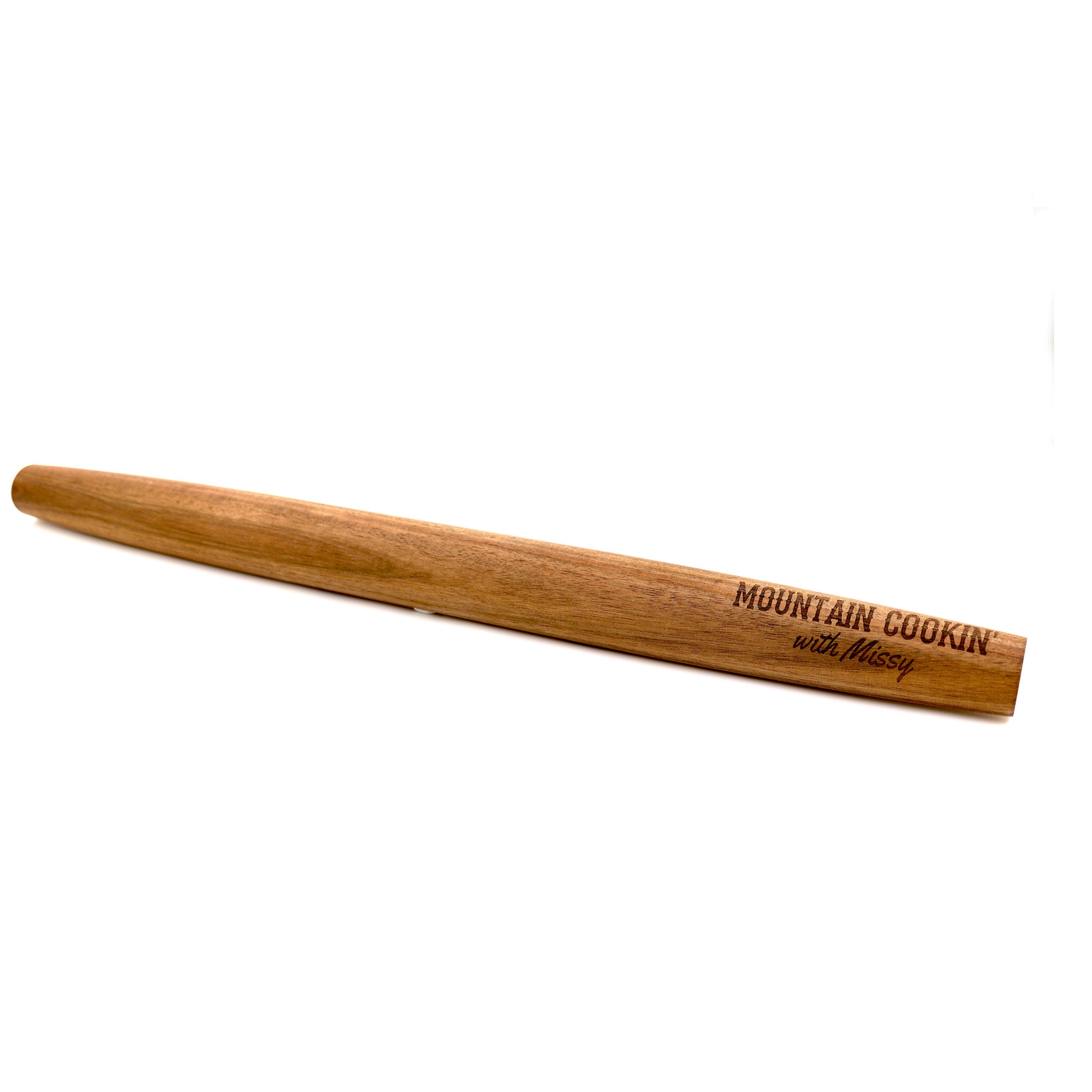 French Rolling Pin - 20.5" - Acacia Wood - Mountain Cookin' with Missy