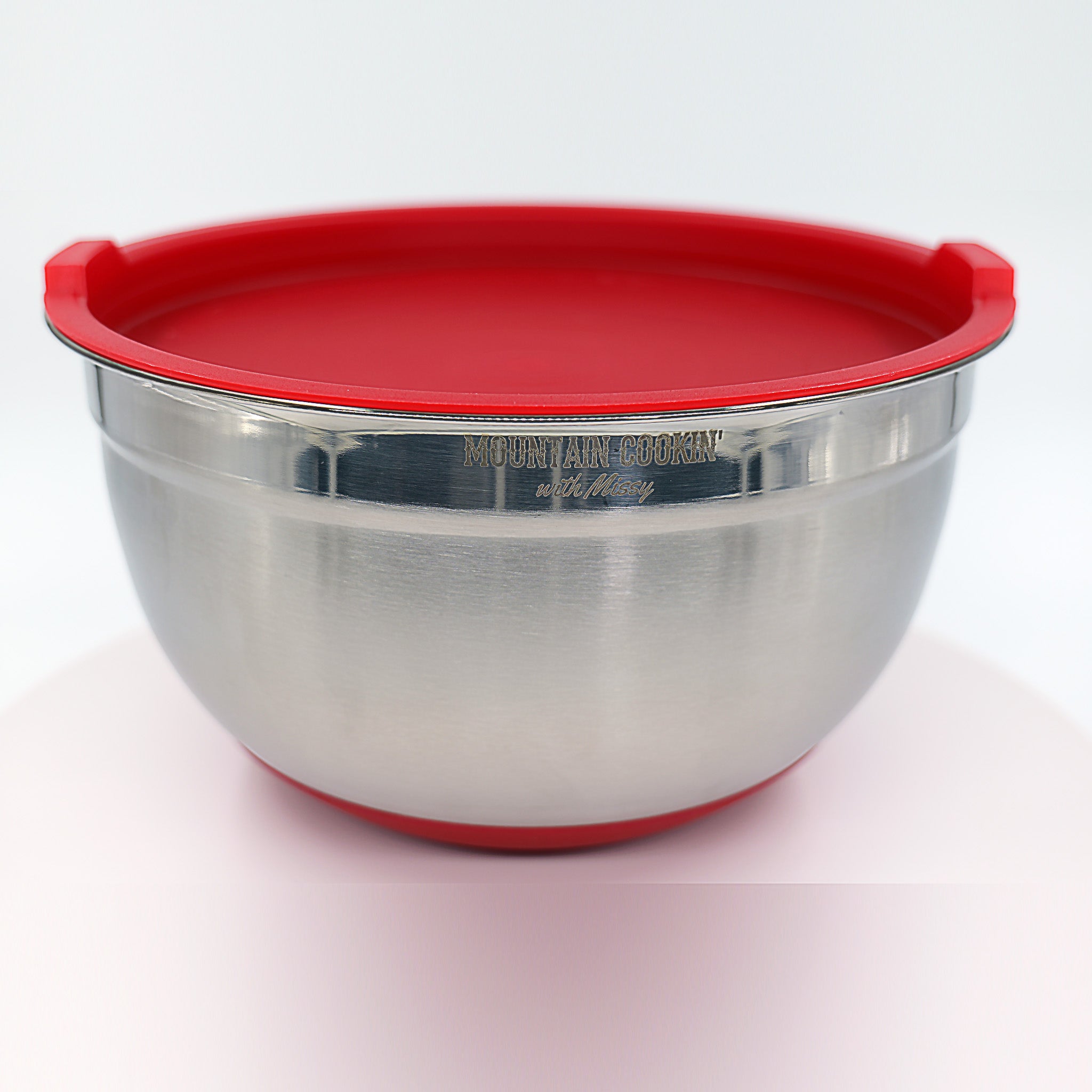 Stainless Steel Non - Slip Mixing Bowls with Lids (10 Piece) - Mountain Cookin' with Missy