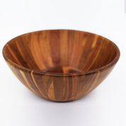 Acacia Wood Mixing Bowl / Acacia Wood Salad Bowl - Mountain Cookin' with Missy