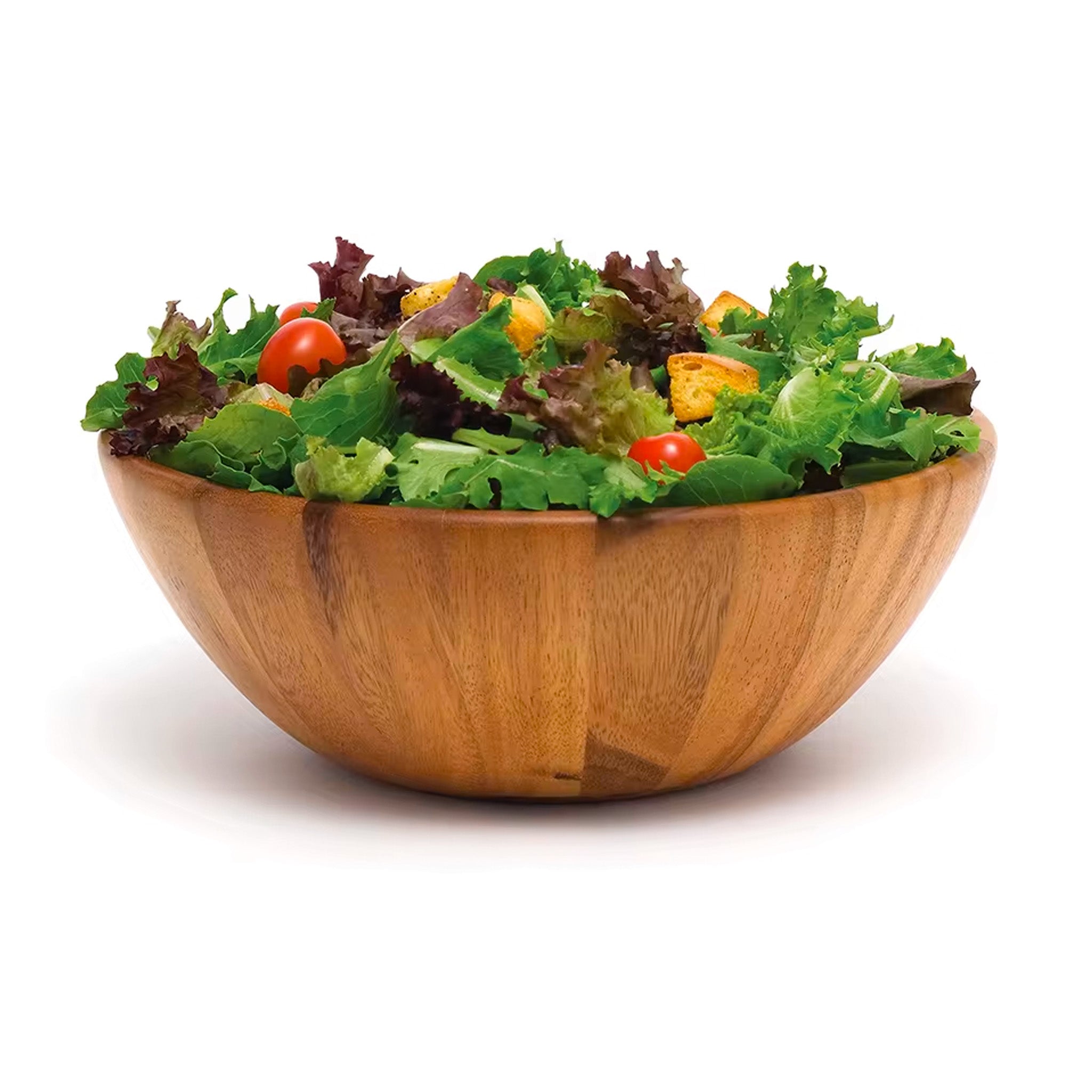 Acacia Wood Salad Bowl - Mountain Cookin' with Missy
