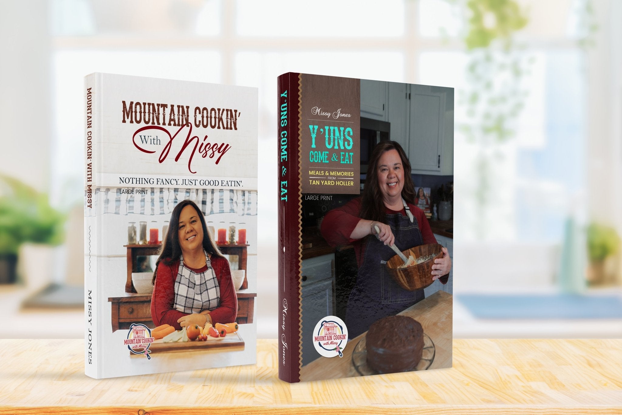 Y'UNS Come & Eat & Mountain Cookin' with Missy - (Hardback Gift