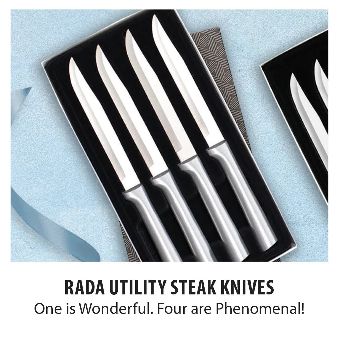 Four Utility/Steak Knives Gift Set - Mountain Cookin' with Missy