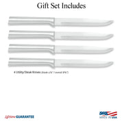 Four Utility/Steak Knives Gift Set - Mountain Cookin' with Missy