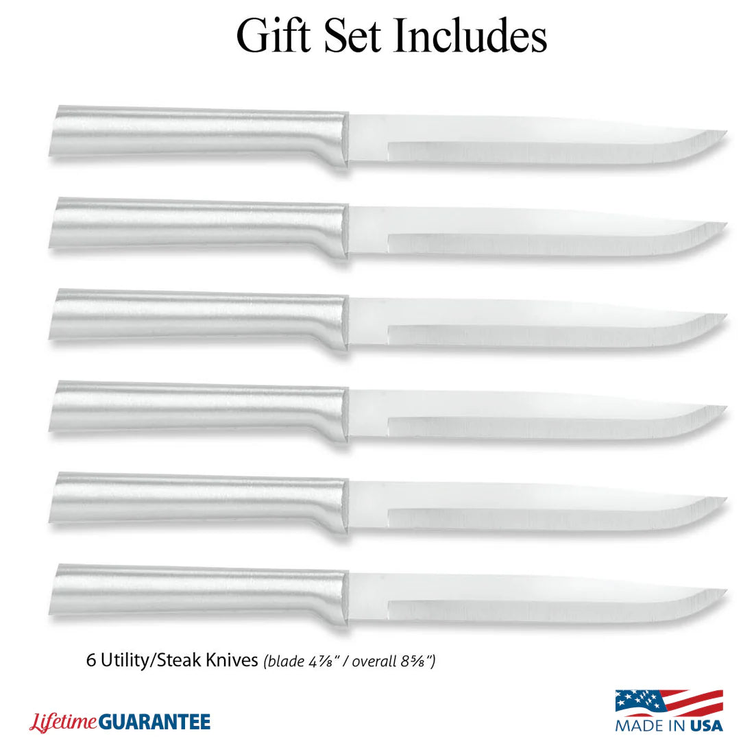 Six Utility/Steak Knives Gift Set - Mountain Cookin' with Missy