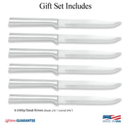 Six Utility/Steak Knives Gift Set - Mountain Cookin' with Missy
