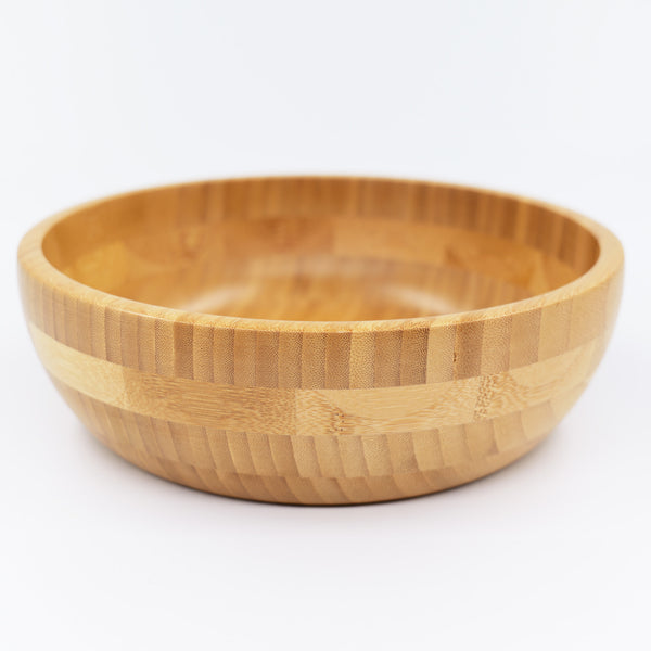 Bamboo Wood Serving and Salad Bowl - Mountain Cookin' with Missy