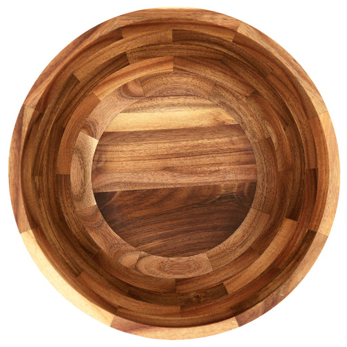 Acacia Wood Extra Large Mixing and Salad Bowl - Mountain Cookin' with Missy