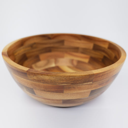 Acacia Wood Extra Large Mixing and Salad Bowl - Mountain Cookin' with Missy