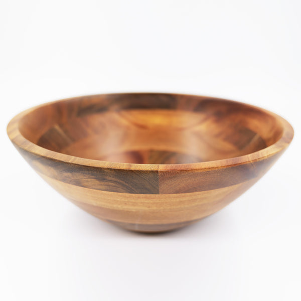Acacia Wood Mixing Bowl, Salad Bowl and Table Centerpiece