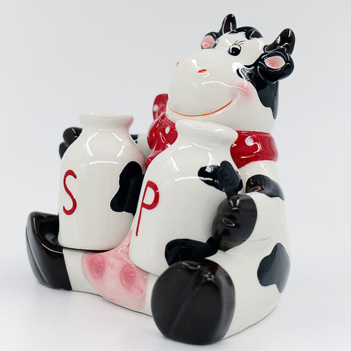 Lil' Heifer Milk Jugs Salt and Pepper Shaker Collector's Set - Ceramic - Mountain Cookin' with Missy
