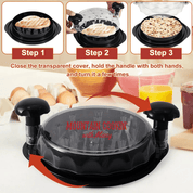 Large Chicken Breast Shredder Tool – Twist Clear Design with Suction Cups (13.4 oz Capacity) - Mountain Cookin' with Missy