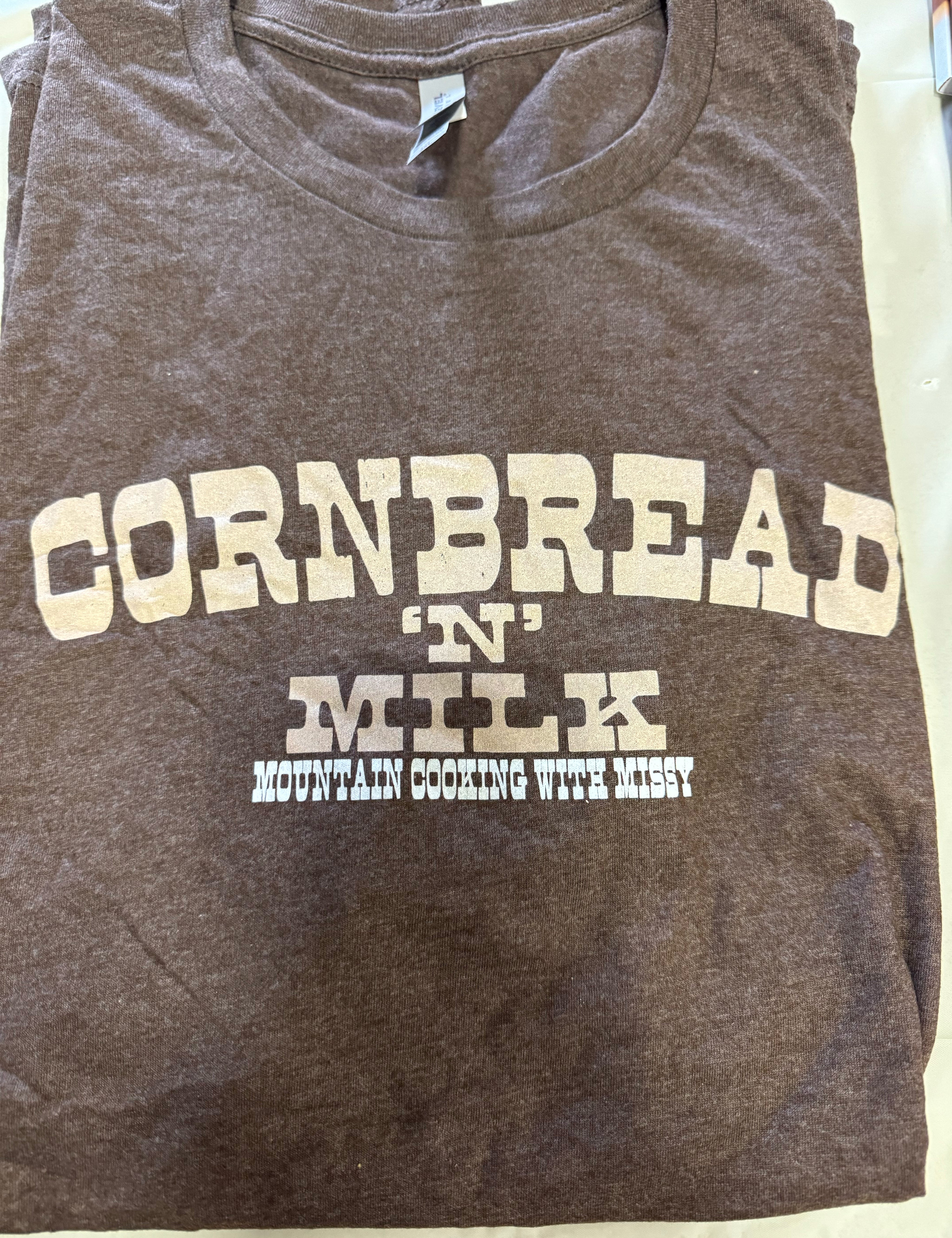 Cornbread T-Shirt - Mountain Cookin' with Missy