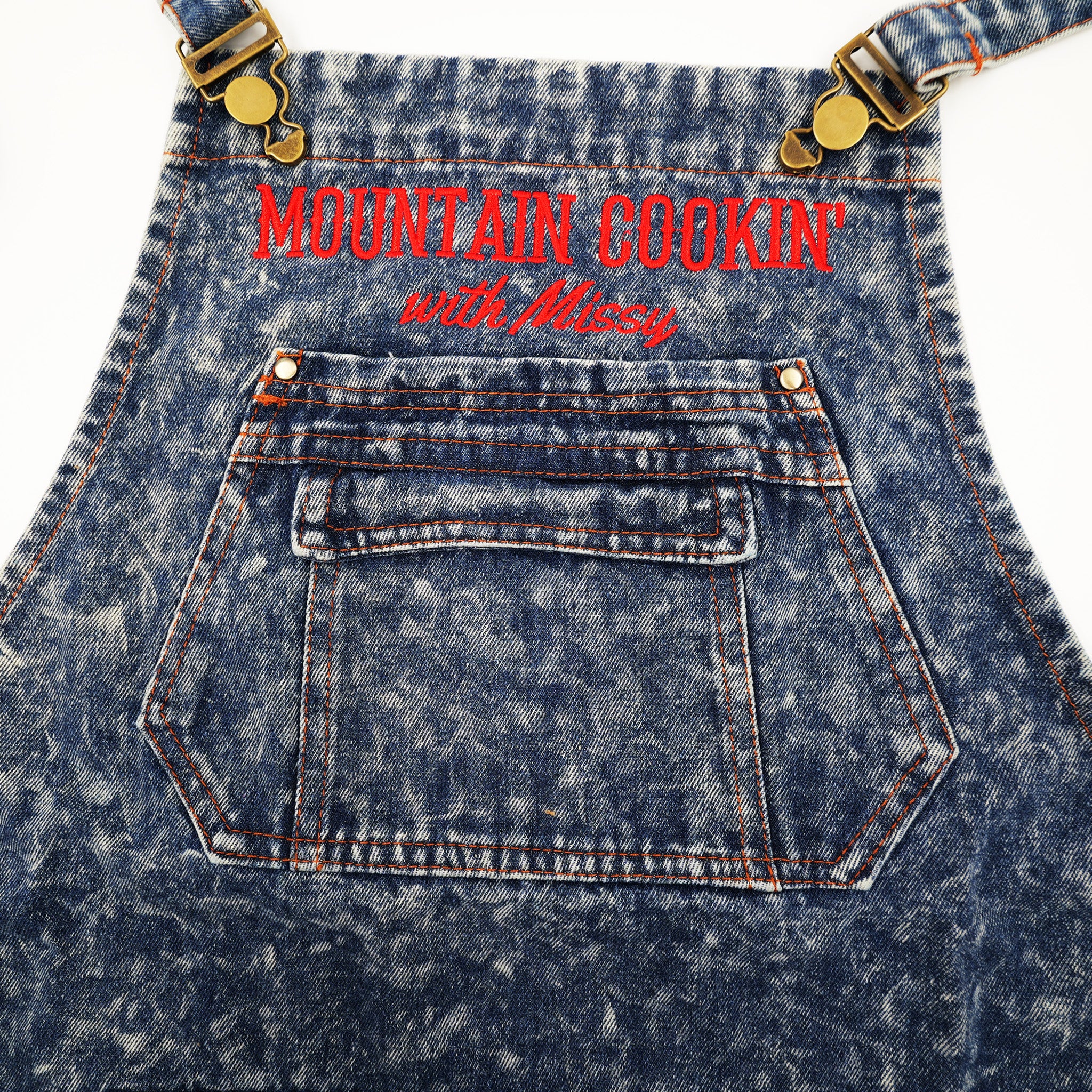 Denim Overall Style Country Apron - 100% Cotton - Durable - PREORDER