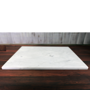 Marble Multi-Purpose Pastry Slab, Rolling Board Slab, Candy Slab with Non-Slip Feet For Stability & Scratch Protection For Countertops. Easy To Clean. Trivet (15.75" x 19.75" x 0.75") - Mountain Cookin' with Missy