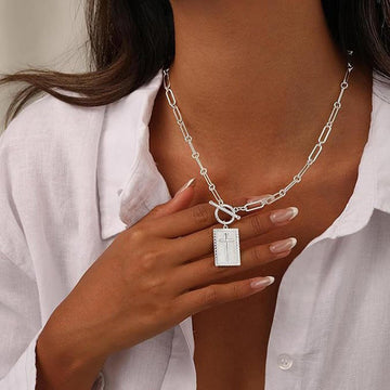 Cross Pendant Necklace for Women – 18K Gold Plated or Silver