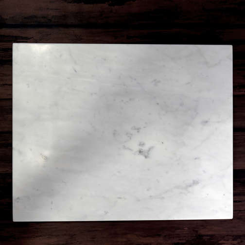 Marble Multi-Purpose Pastry Slab, Rolling Board Slab, Candy Slab with Non-Slip Feet For Stability & Scratch Protection For Countertops. Easy To Clean. Trivet (15.75" x 19.75" x 0.75") - Mountain Cookin' with Missy