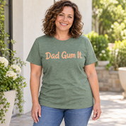 Dad Gum It T-Shirt | Sage Green Southern Graphic Tee