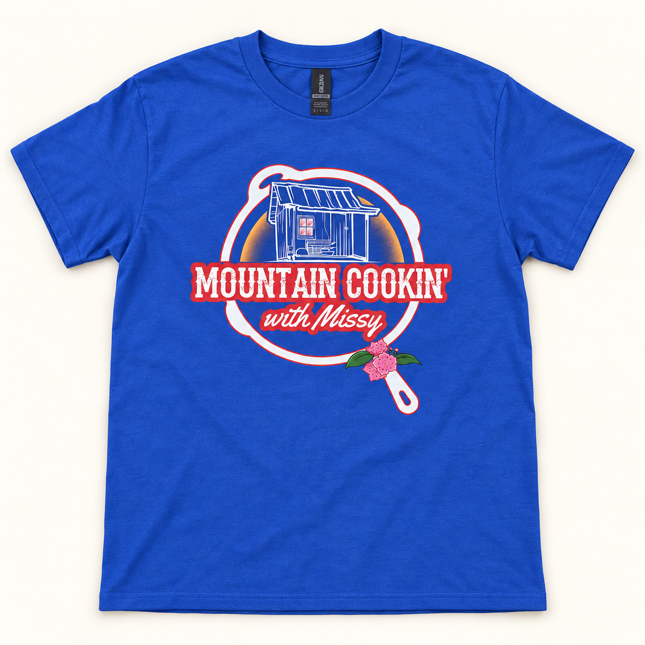 Mountain Cookin’ with Missy Logo T-Shirt – Royal Blue