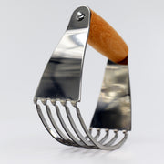 Professional Pastry Cutter with Traditional Wood Handle, Heavy Duty Stainless Steel Blades - Mountain Cookin' with Missy