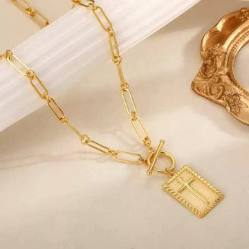 Cross Pendant Necklace for Women – 18K Gold Plated or Silver Cross Pendant Necklace for Women – 18K Gold Plated or Silver