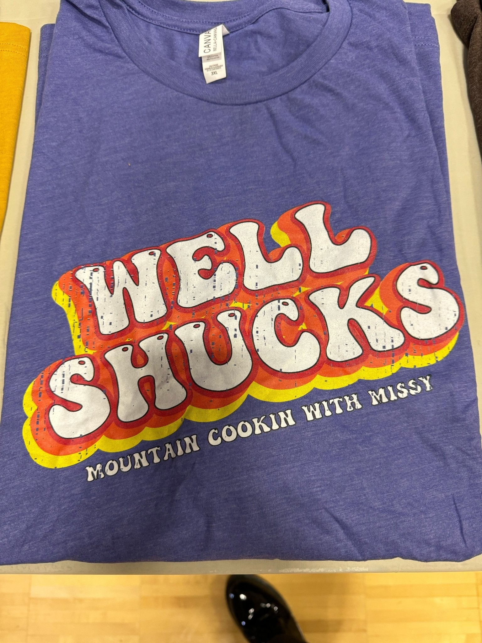 Shucks T-Shirt - Mountain Cookin' with Missy