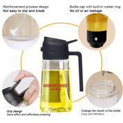 High - Quality 470ml Glass Olive Oil Sprayer Bottle – For Air Fryer, BBQ, Salad & Cooking - Mountain Cookin' with Missy
