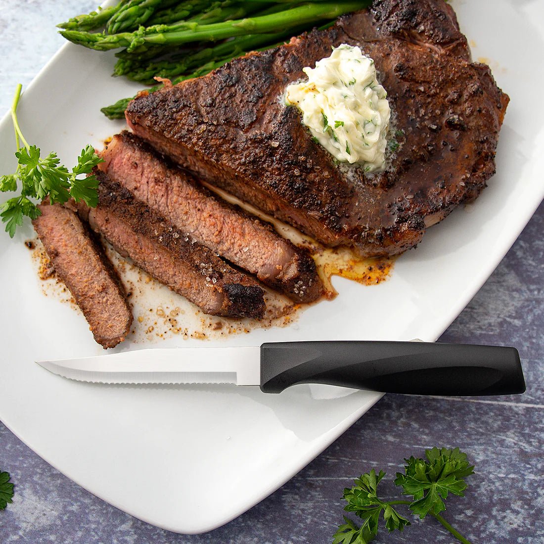 Anthem Serrated Steak Knife - Mountain Cookin' with Missy