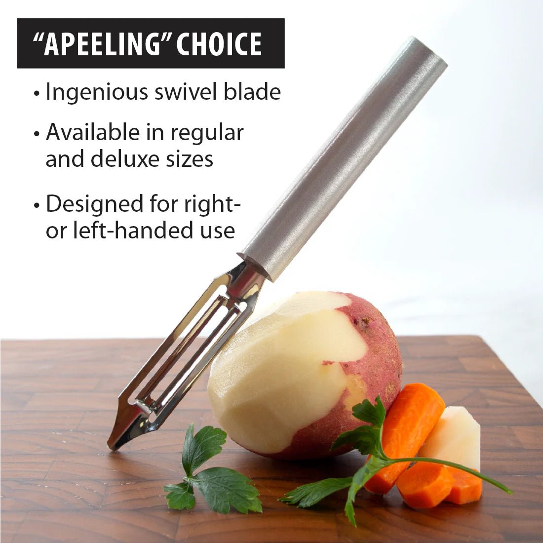 Deluxe Vegetable Peeler - Free with $38 Purchase - Limited Time Deal! - Mountain Cookin' with Missy